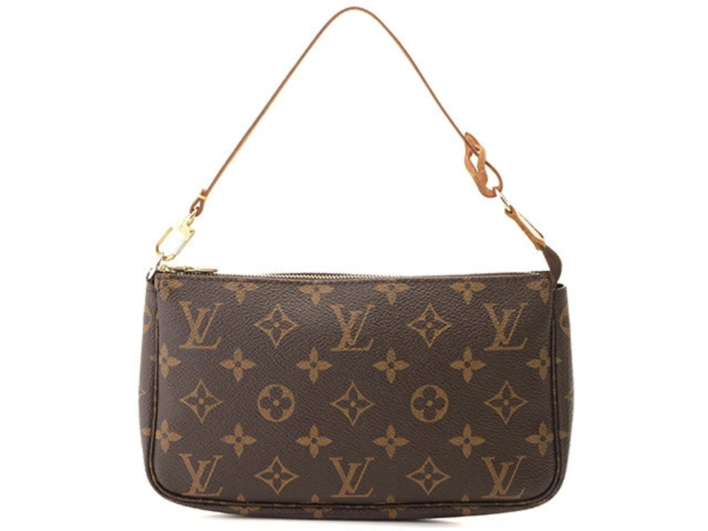 LOUIS VUITTON Pochette Accessoires Pouch Clutch Shoulder Bag Monogram